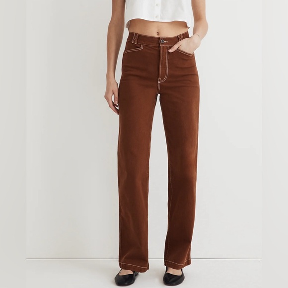 Madewell Emmett Wide-Leg Pant - Picture 1 of 6